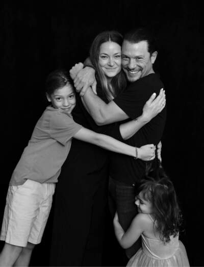 The author with her husband Miguel and two children, Jackson and Anessa, in 2023. (Photo by Jennifer Loomis/Courtesy of Kelly Cervantes)