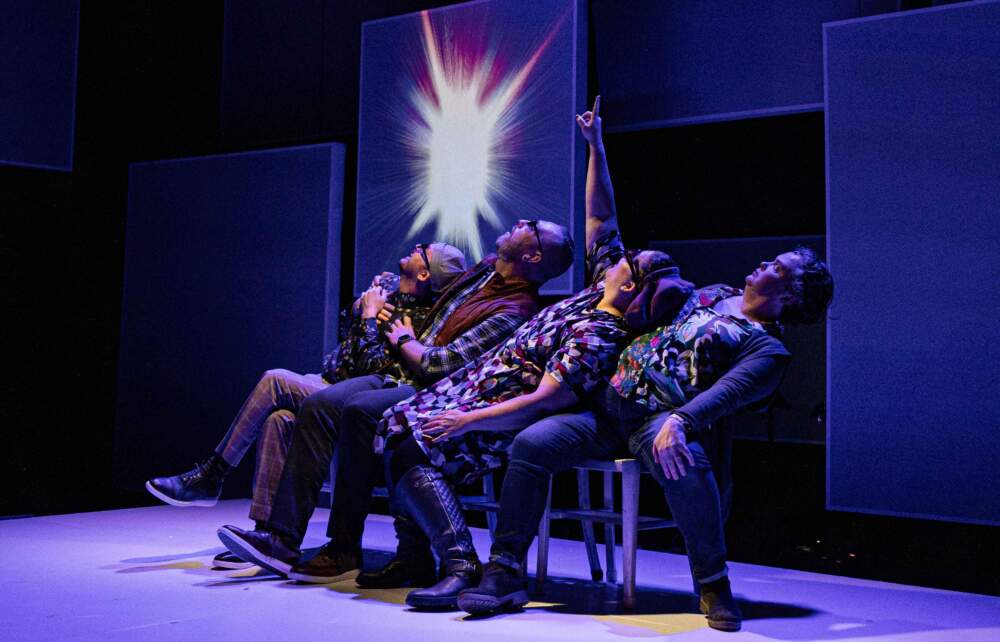 Dress rehearsal for “Now. Here. This.” (Courtesy Jim Sabitus)