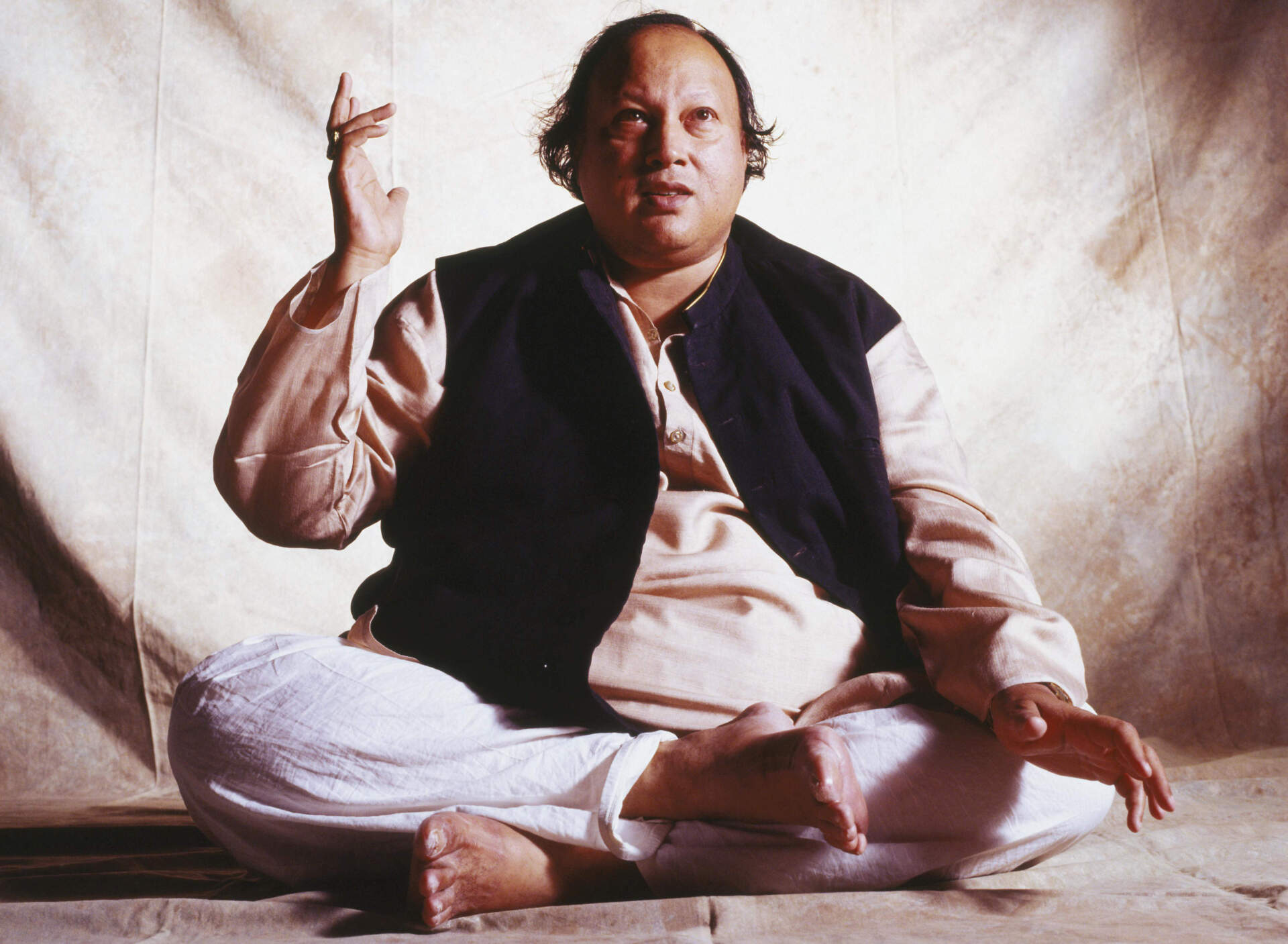 Pakistani singer Nusrat Fateh Ali Khan's unknown recordings