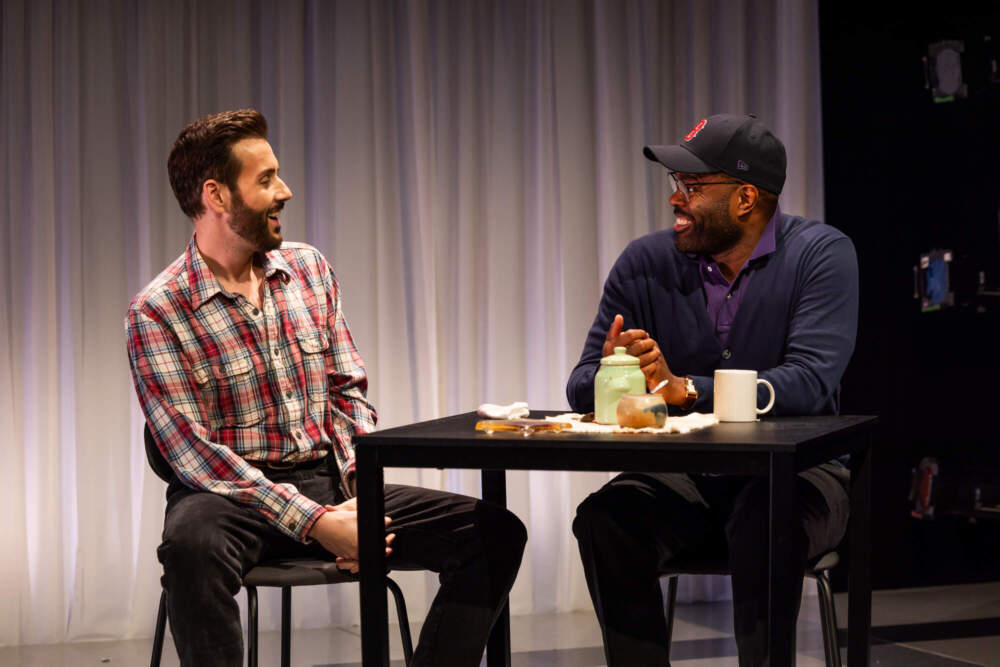 Greg Maraio and De'Lon Grant in SpeakEasy Stage Company's "Pru Payne." (Courtesy Nile Scott Studios)