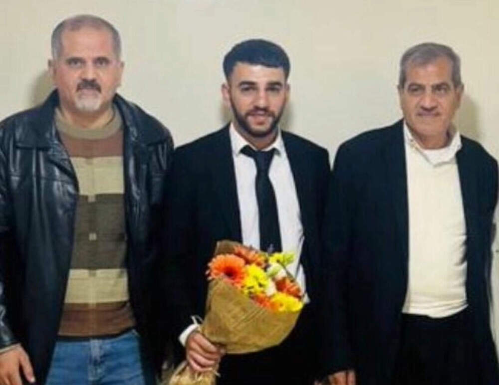 Abdul Hakim Wadi (L) stands next to his nephew  Ahmed (middle) and his brother Ibrahim (R). (Courtesy of Abdulhakim Wadi)