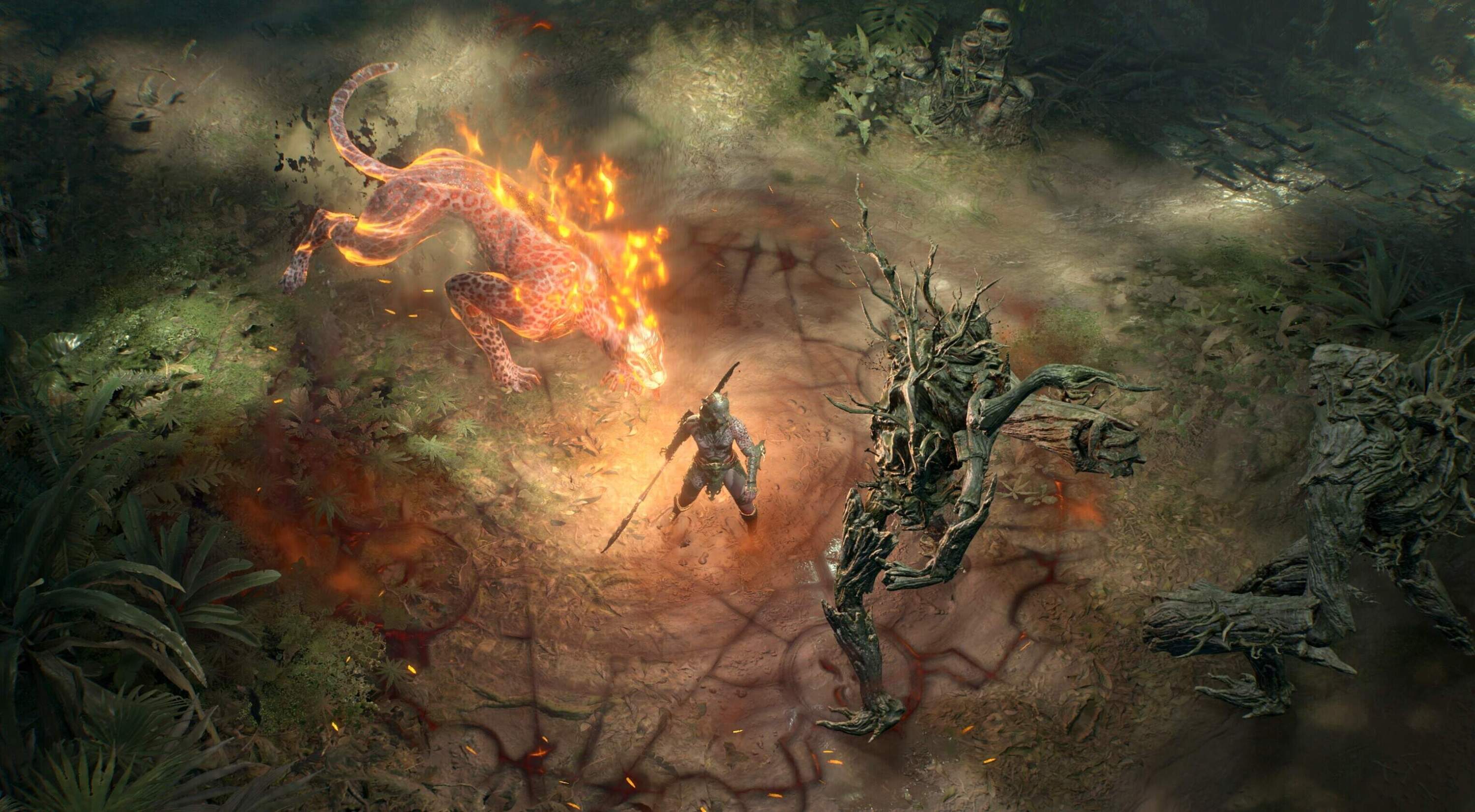 The jungle environs of 'Diablo IV: Vessel of Hatred.' (Courtesy of Blizzard Entertainment)