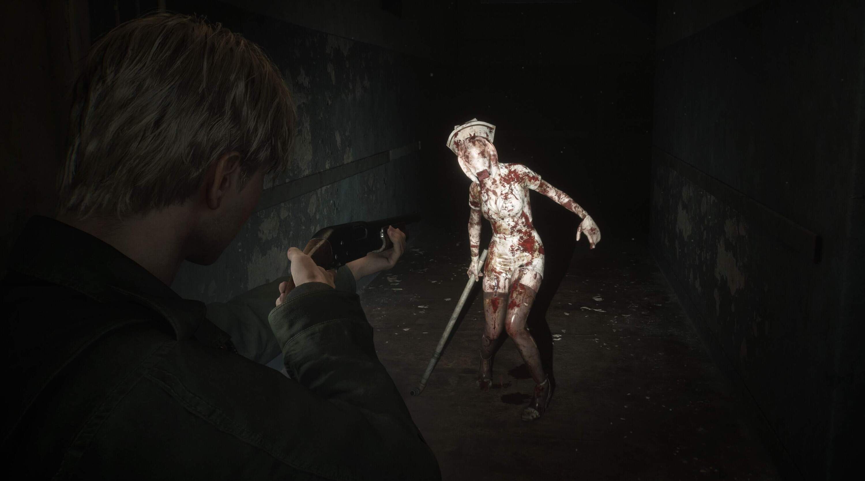 James Sunderland faces one of his demons in 'Silent Hill 2.' (Courtesy of Bloober Team)