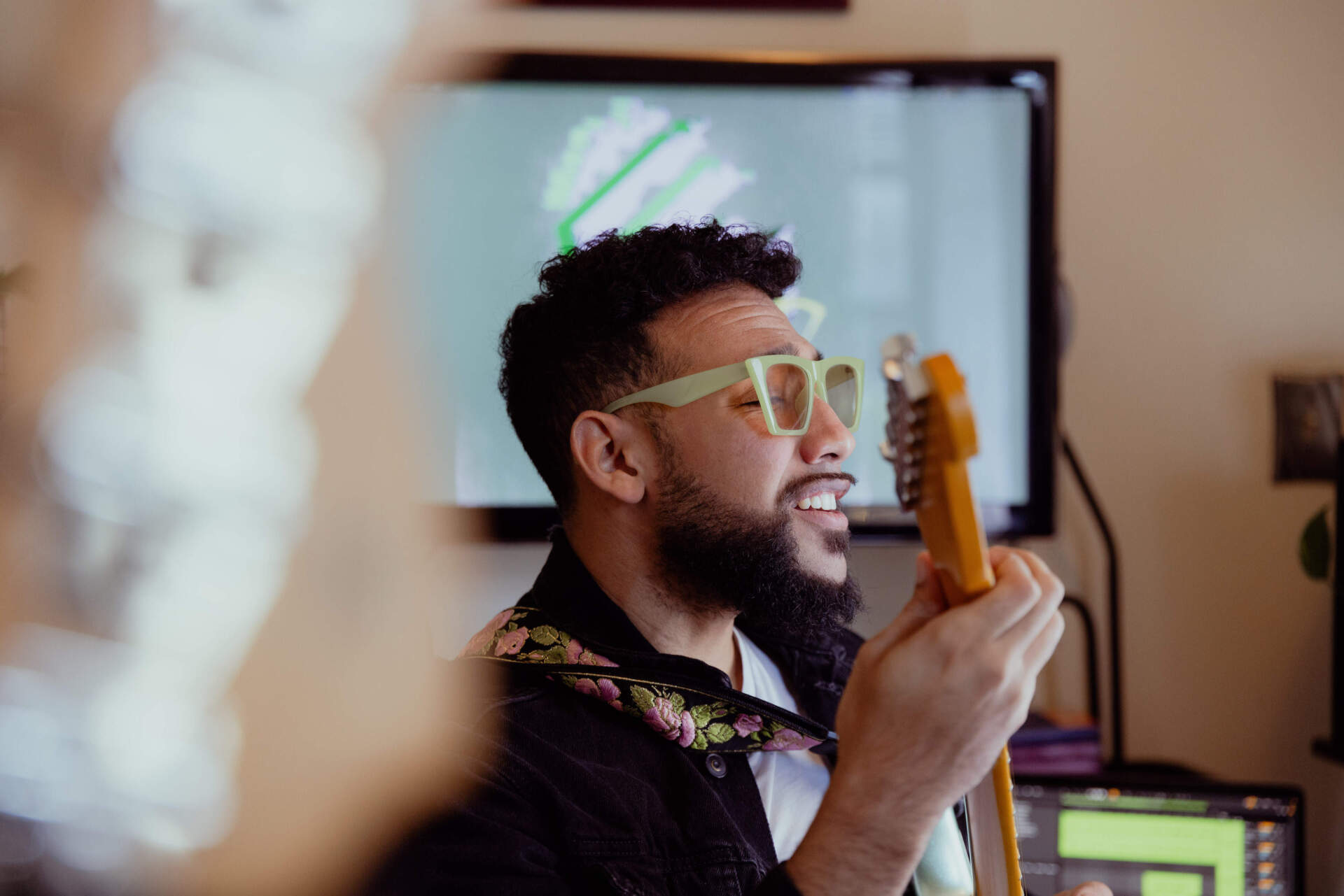 “Laminar Flow” is a breakup album of sorts, with several songs unpacking a relationship that “felt casual way longer than it needed to,” Kazarian said. (Olivia Moon Photography for WBUR)