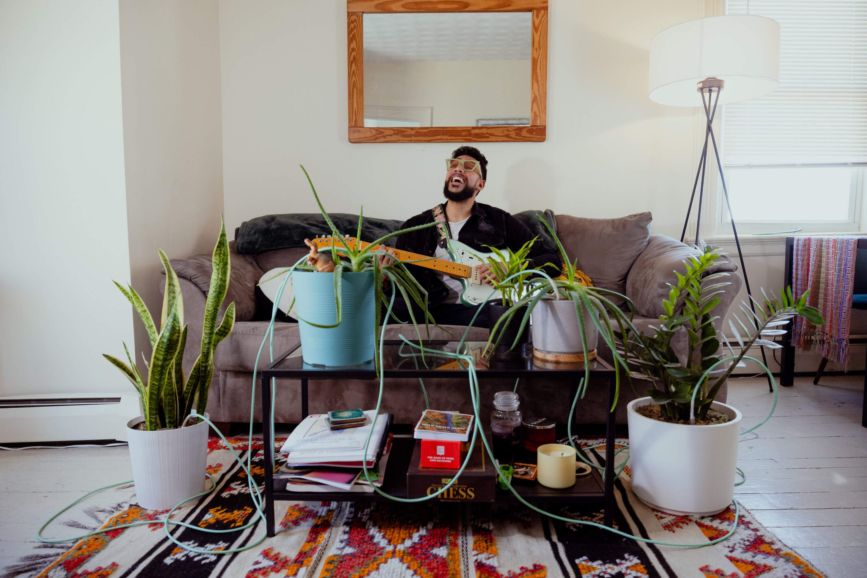 Kazarian adopted the moniker “Melo Green” – the idea came from an astrology book – liking that it had resonances with other R&amp;B artists, like CeeLo Green and Al Green. (Olivia Moon Photography for WBUR)
