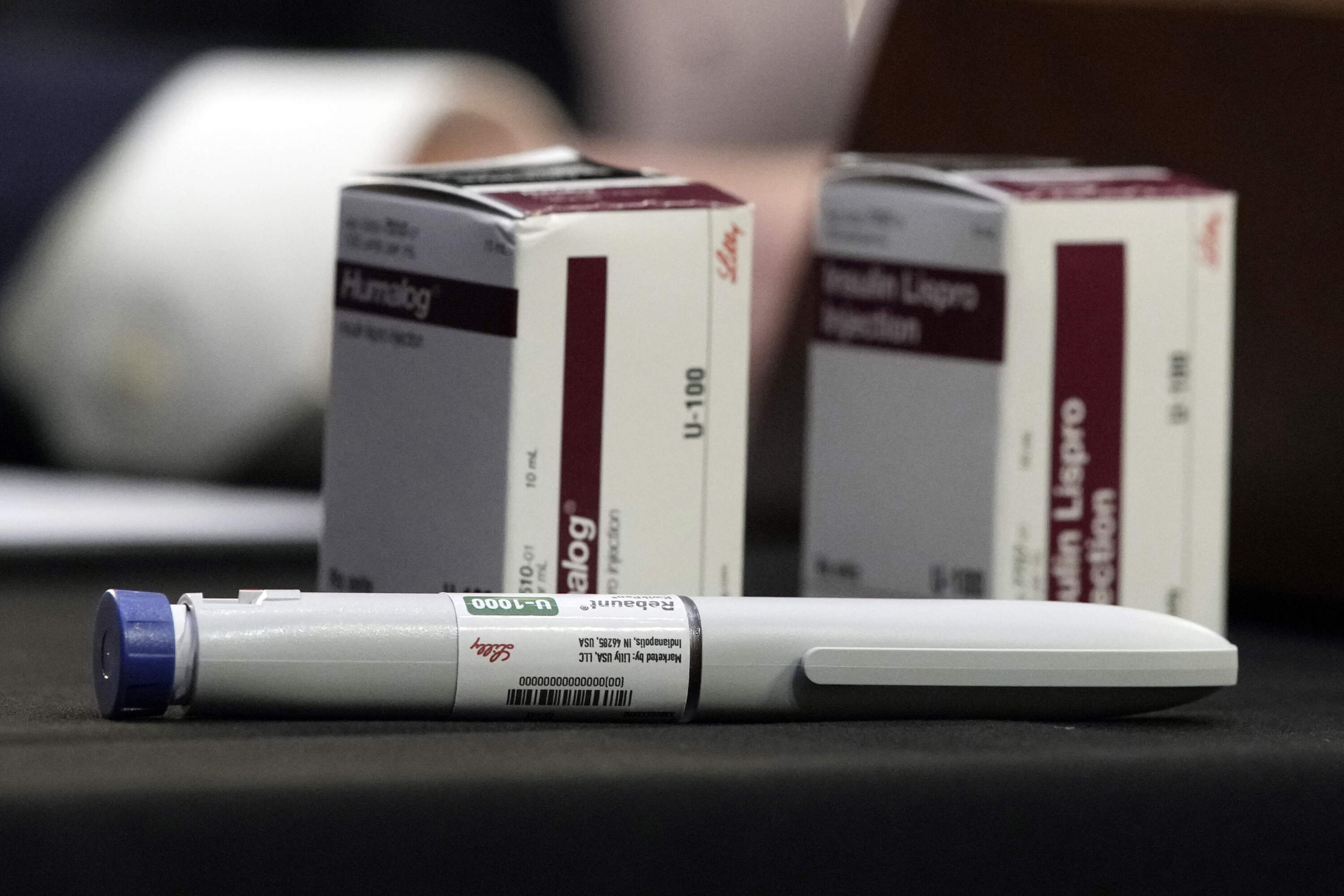 Insulin products are displayed. (Carolyn Kaster/AP)