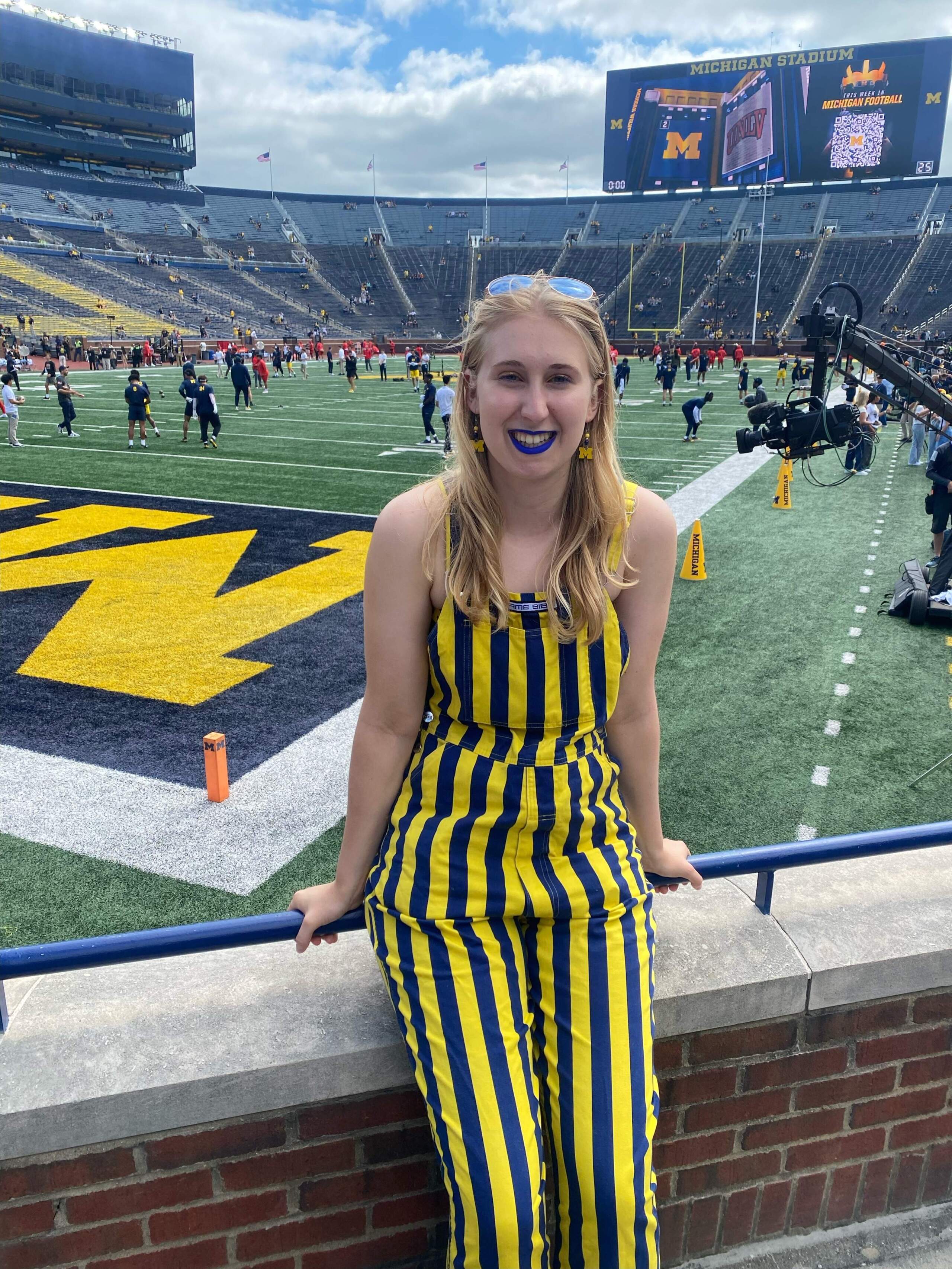 The author's daughter, Adair, who is now a senior at the University of Michigan, in 2023. (Courtesy Laura McTaggart)