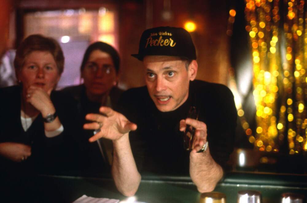 Director John Waters on the set of his 1998 film &quot;Pecker.&quot; (Courtesy Fine Line/Photofest)