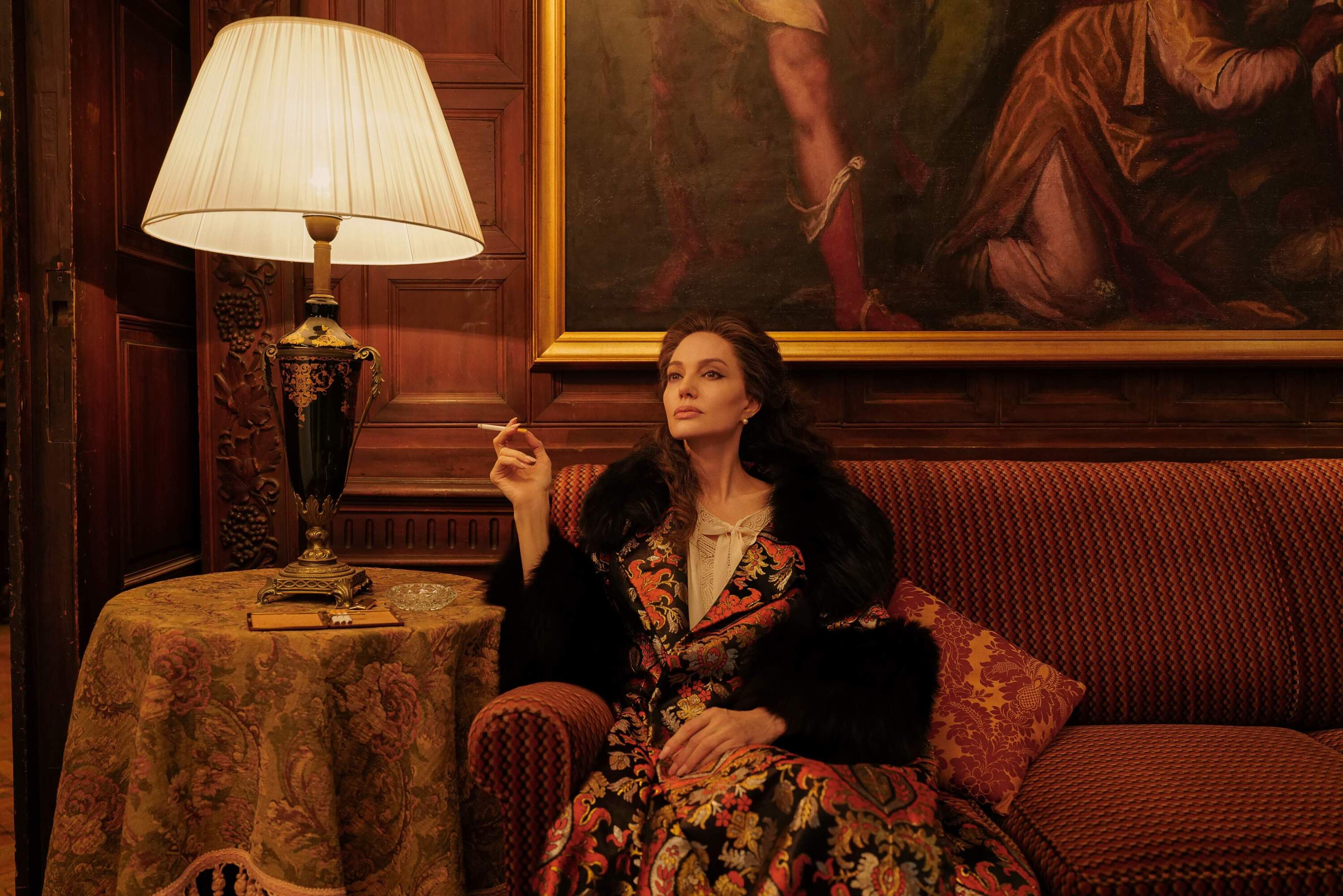 Angelina Jolie as Maria Callas in "Maria." (Courtesy Pablo Larraín/Netflix)