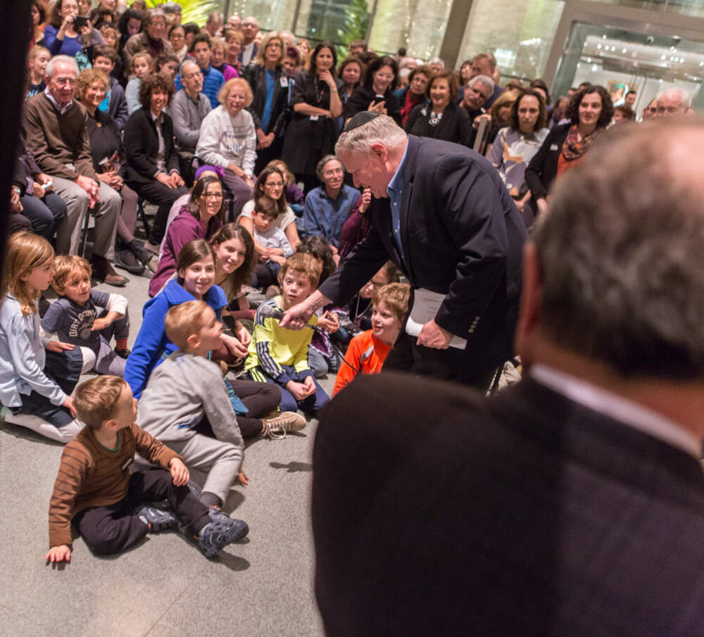 Attendees at a previous Hanukkah celebration at the MFA. (Courtesy of Museum of Fine Arts, Boston)