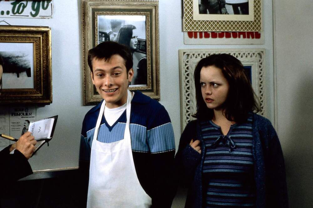 Edward Furlong and Christina Ricci in director John Waters' 1998 film &quot;Pecker.&quot; (Courtesy Michael Ginsburg/Fine Line/Photofest)