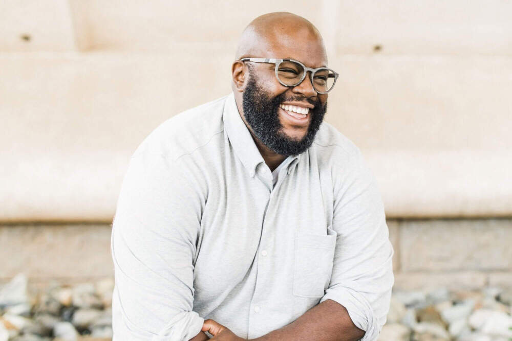 Ronald Young Jr. explores his and society's relationship with weight in his podcast "Weight For It." (Courtesy of Ronald Young Jr.)