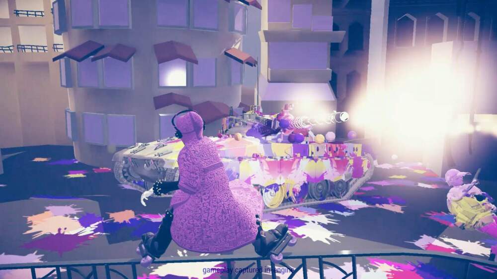 A still from "Palestine Skating Game." (Courtesy of Palestine Skating Game)