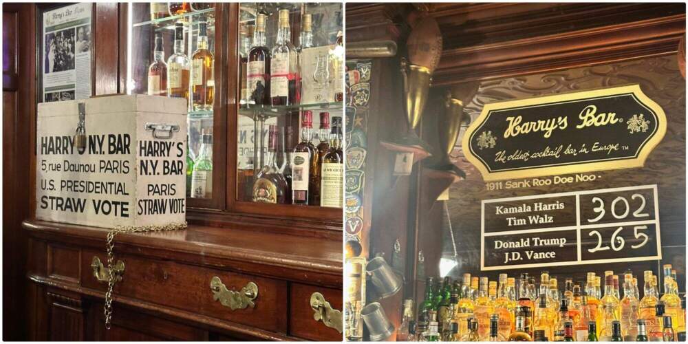 The scene at Harry's New York Bar in Paris, a destination for American expats. (Courtesy Laura Hertzfeld)