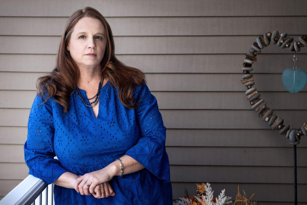 Karrie Conley is one of the lead plaintiffs in a class action lawsuit against Heinemann, an educational publishing company. The lawsuit claims that the Heinemann's reading curriculum made it harder for two of her daughters to learn how to read. (Liz Linder/APM Reports)