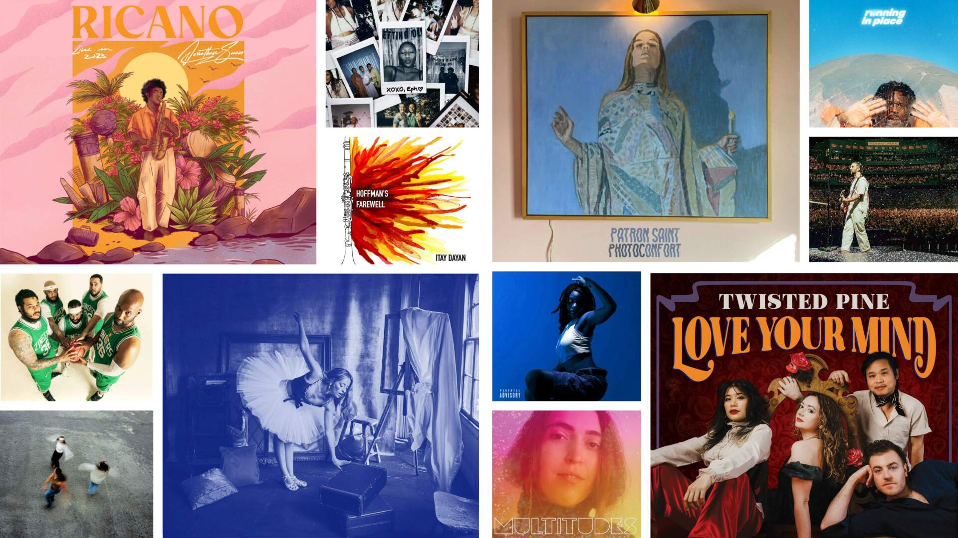 Our music critics selected their favorite local albums of 2024. (Courtesy the artists)