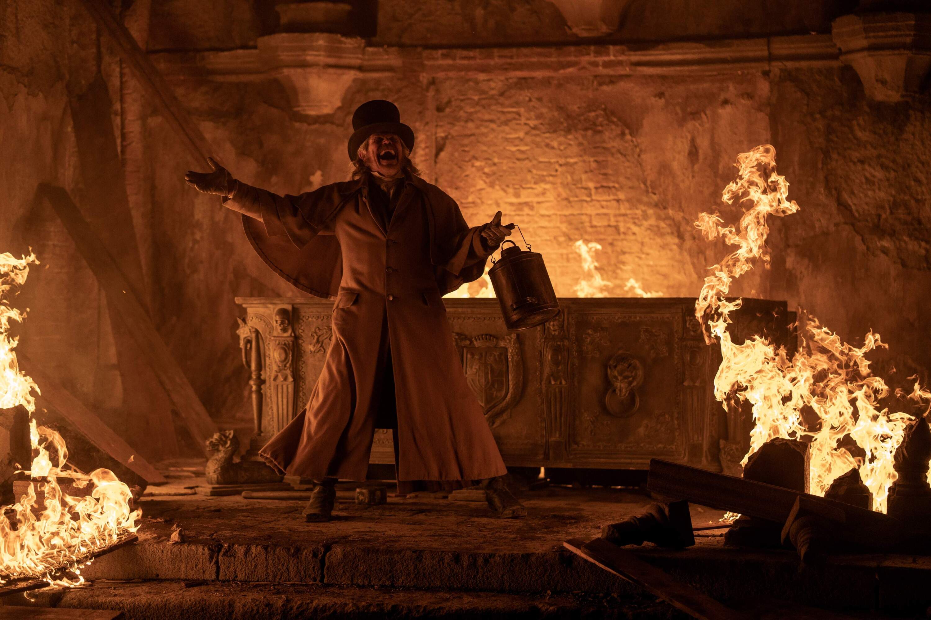 Willem Dafoe in "Nosferatu." (Courtesy Aidan Monaghan/Focus Features)