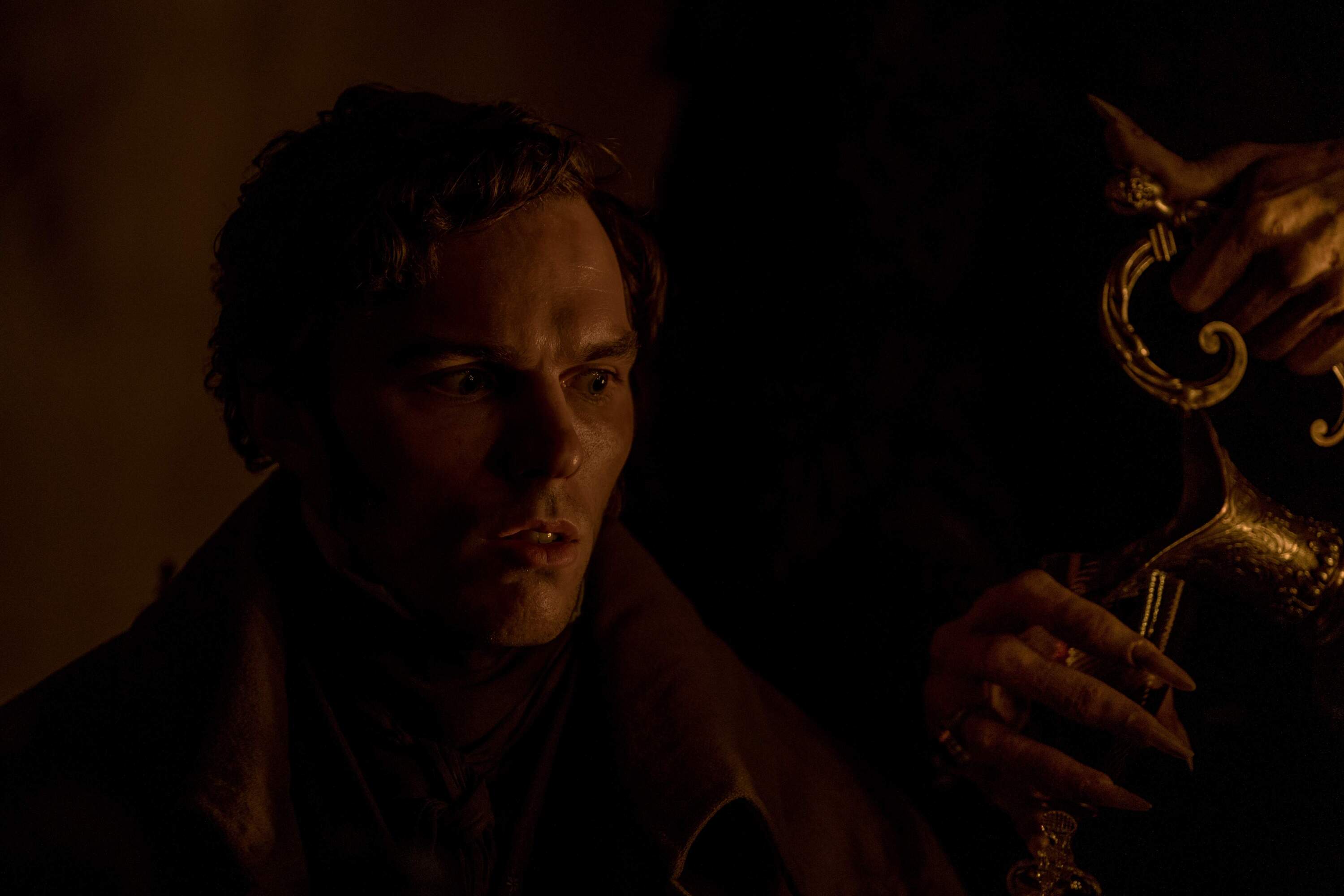 Nicholas Hoult in "Nosferatu." (Courtesy Aidan Monaghan/Focus Features)