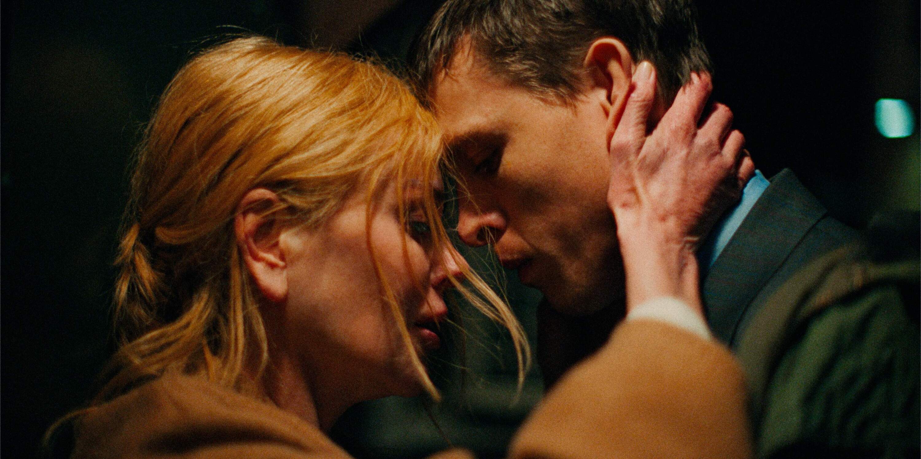 Nicole Kidman and Harris Dickinson in "Babygirl." (Courtesy A24)