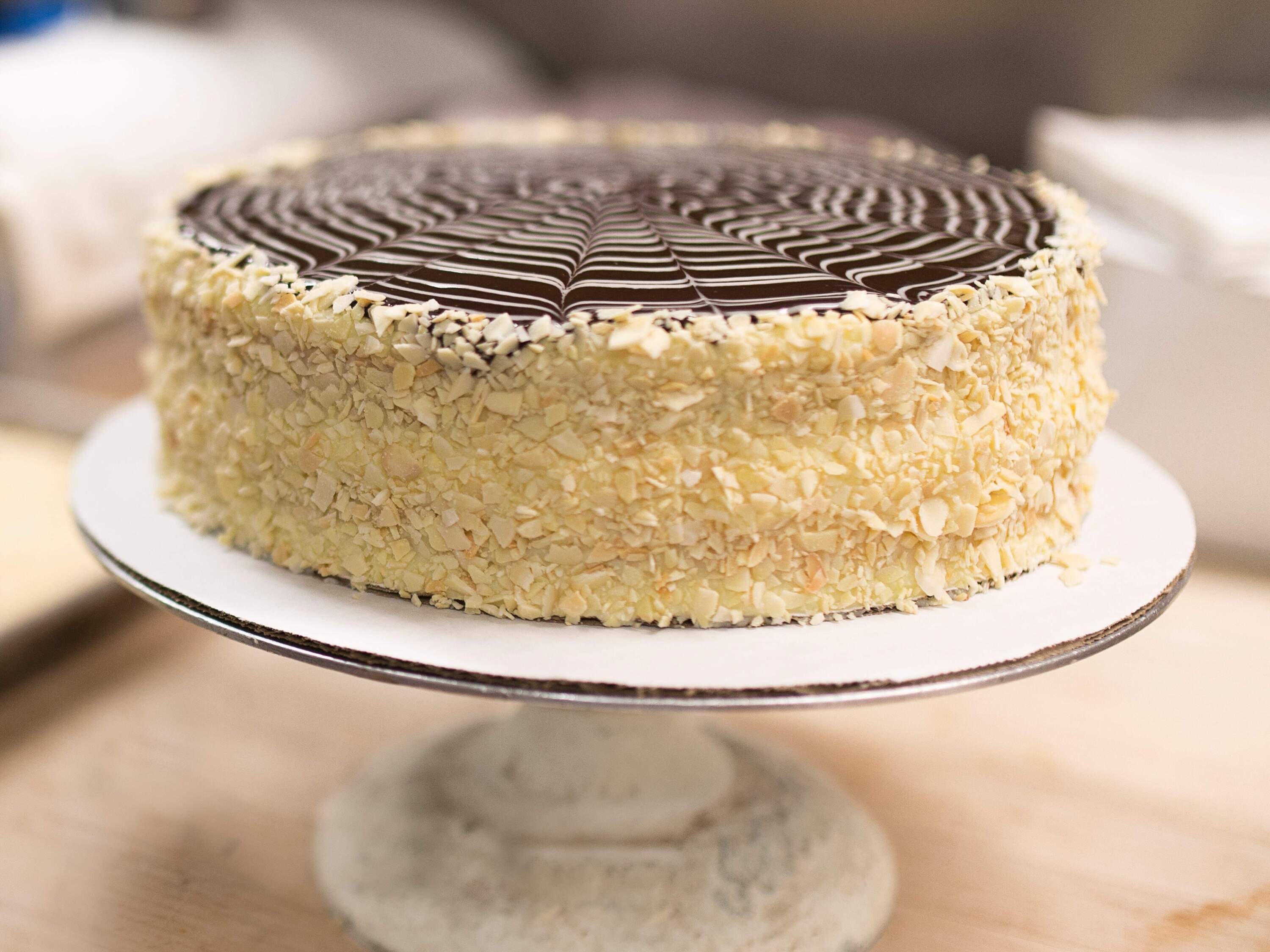 Boston cream pie from the Omni Parker House. (Courtesy Omni Parker House)