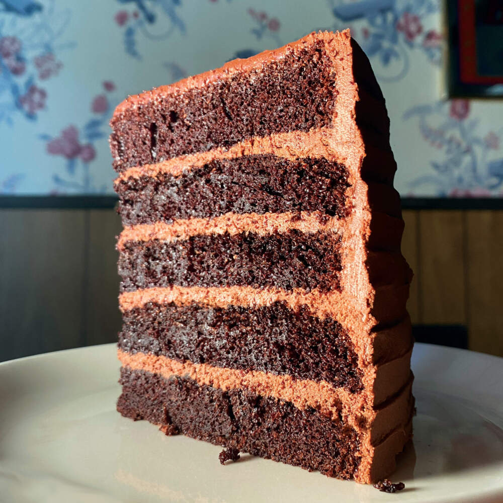Mamaleh's chocolate cake. (Image courtesy of Rachel Sundet)