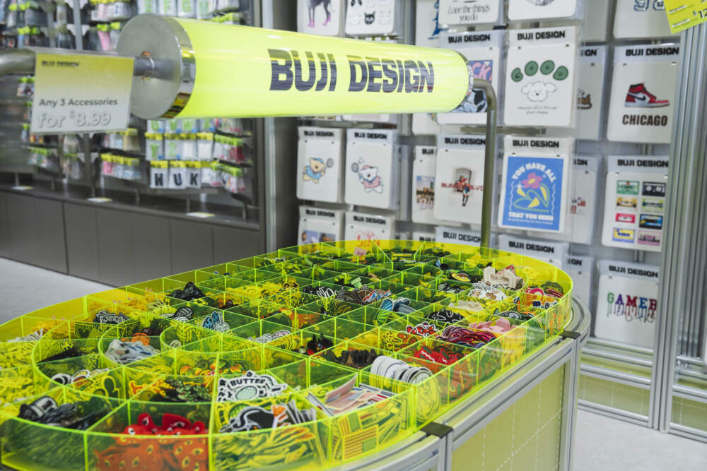 Patches and spray-on decals available to put on your DIY gear from BUJI Design. (Courtesy of BUJI Design)