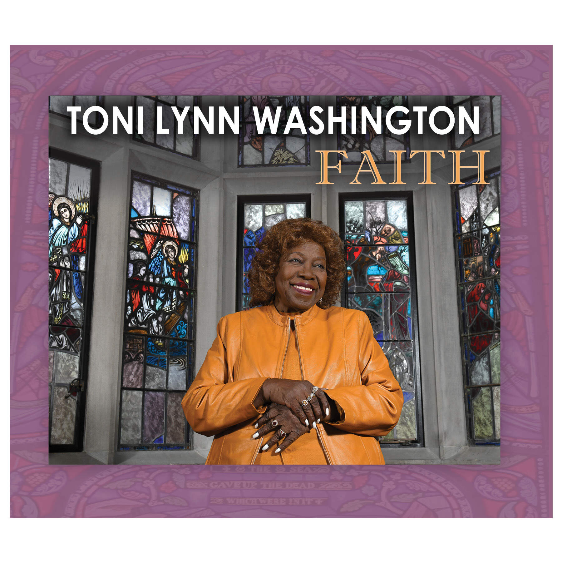 The cover of Toni Lynn Washington's new album "Faith." (Photo courtesy Allan Dines; cover art by Heather Balchunas)