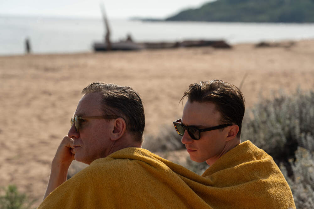 Daniel Craig and Drew Starkey in "Queer." (Courtesy Yannis Drakoulidis/A24)