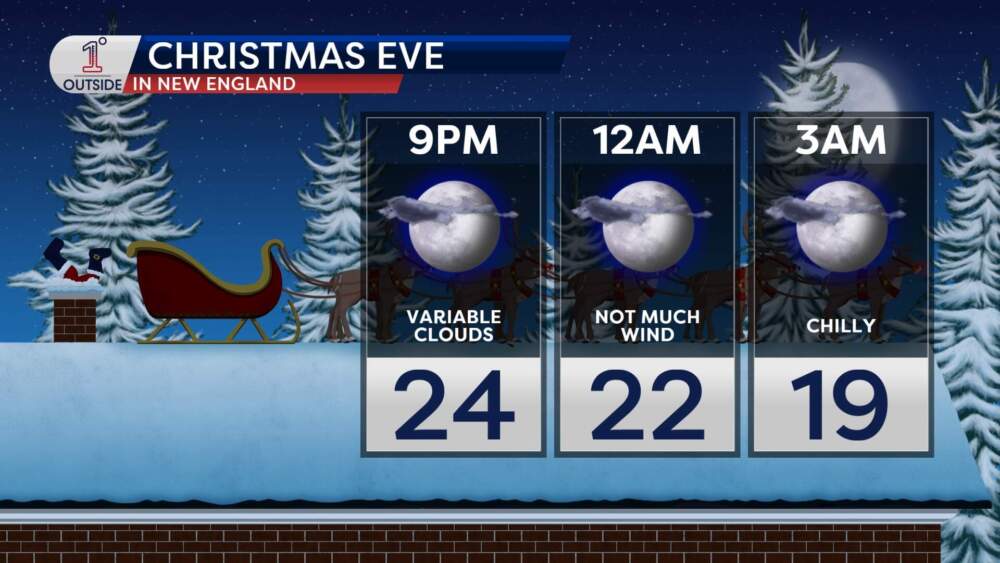Weather forecast for Dec. 24, 2024. (Danielle Noyes/1°Outside)
