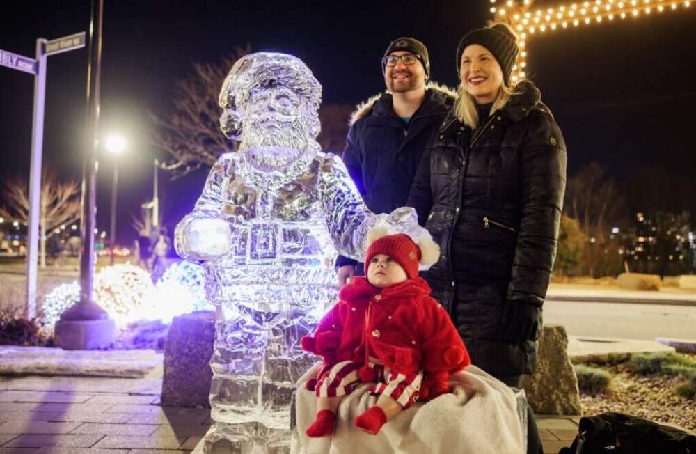 Assembly Row will host an Ice Sculpture Stroll on Dec. 5. (Courtesy Aram Boghosian)