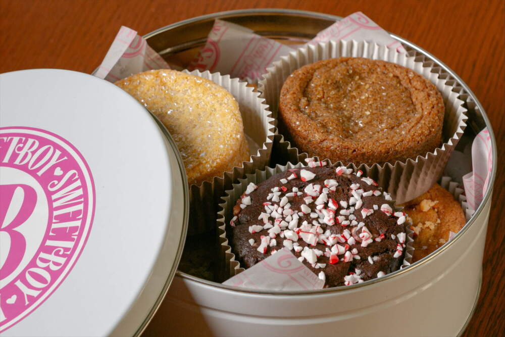Variety holiday cookie tin from Sweet Boy. (Image courtesy of Ben Sidell)