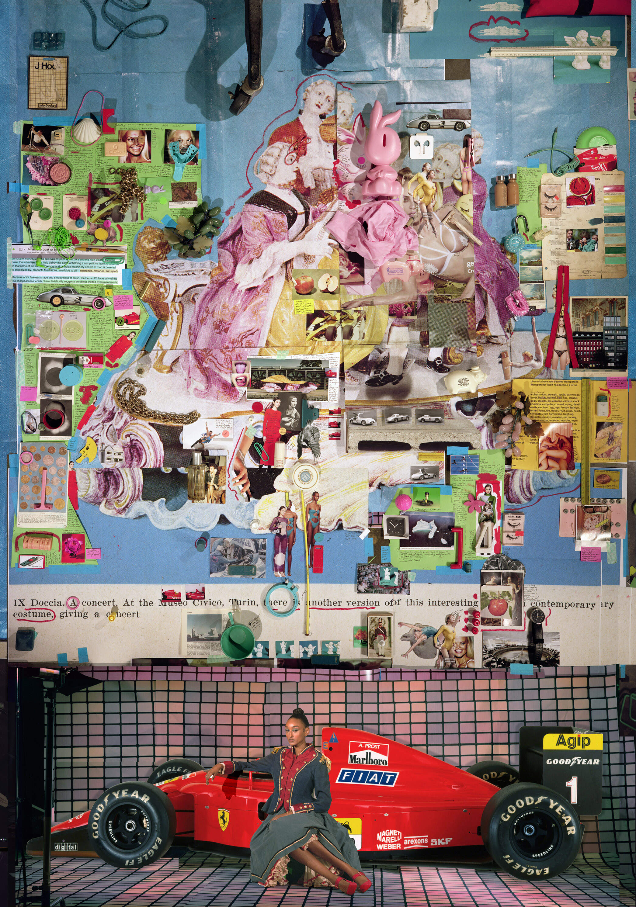 Sara Cwynar, "Rococo Ferrari," 2024. (Courtesy the artist and The Approach, London)