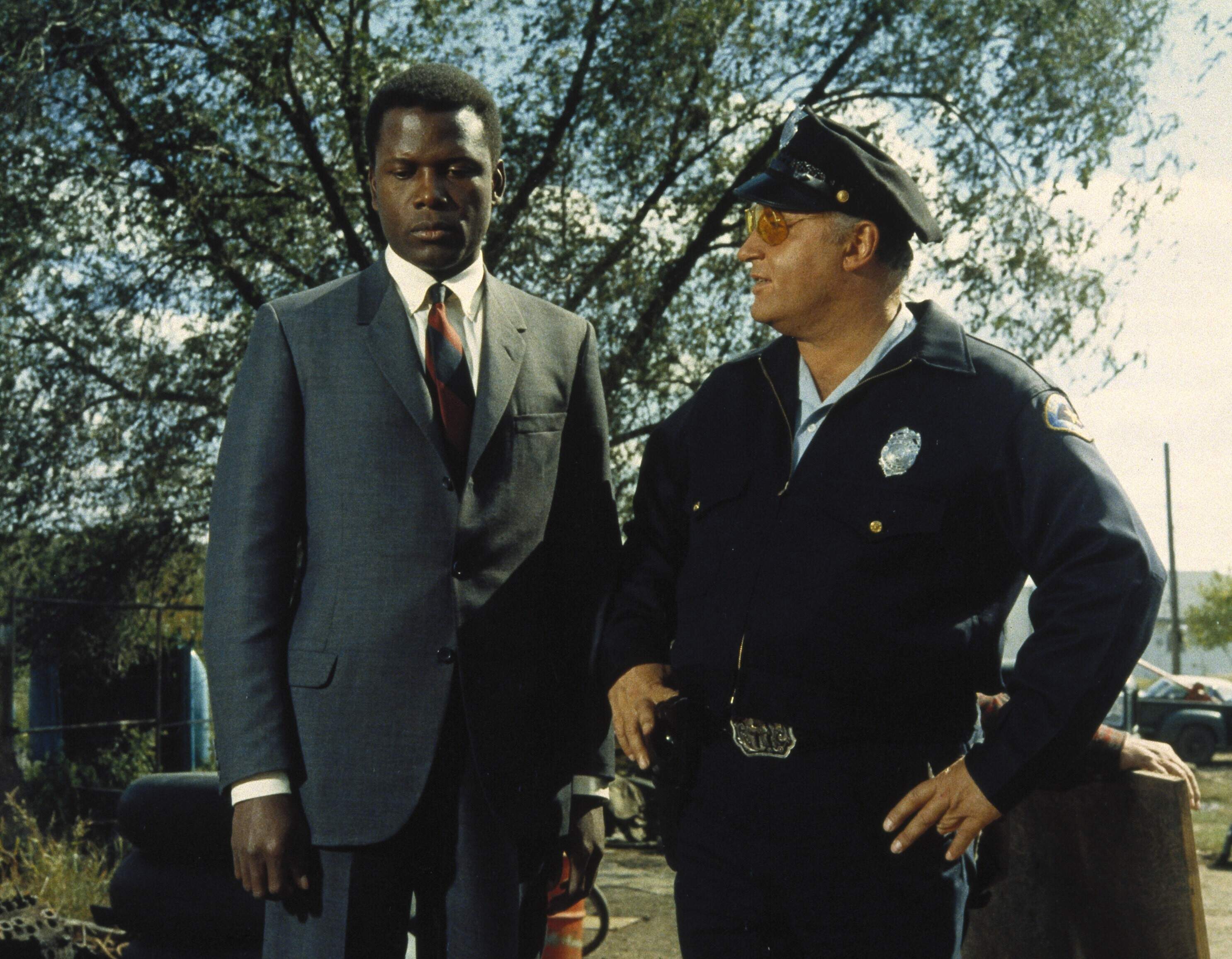 From left: Sidney Poitier and Rod Steiger in director Norman Jewison's 1967 film "In the Heat of the Night." (Courtesy Mirisch/UA/Photofest)