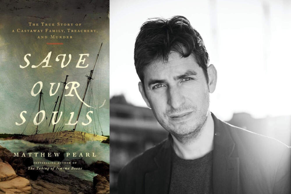 Matthew Pearl's new book "Save Our Souls" is out now. (Book cover courtesy Harper; author photo courtesy Shanna Fisher)