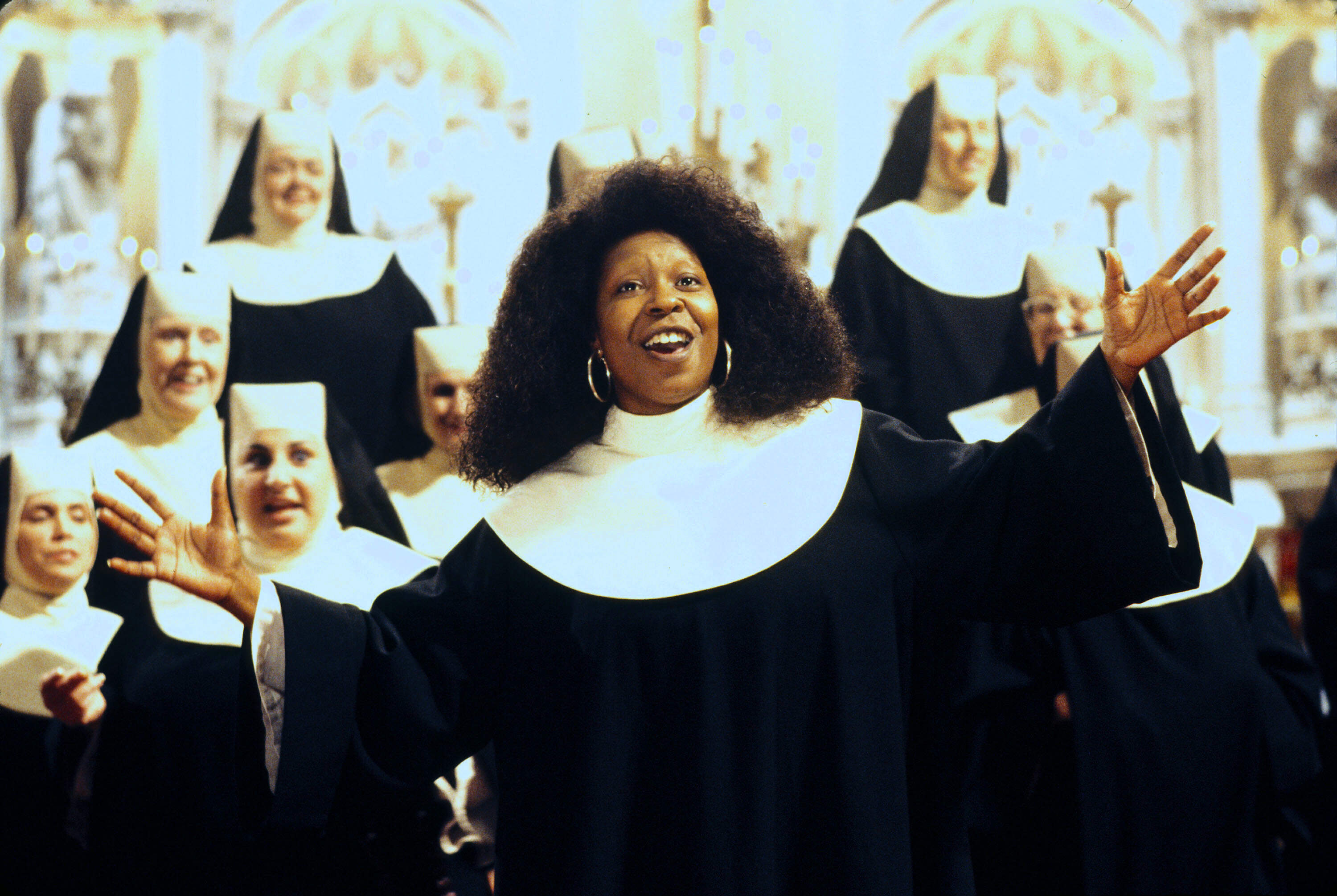 Whoopi Goldberg in director Emile Ardolino's 1992 film "Sister Act." (Courtesy Photofest)
