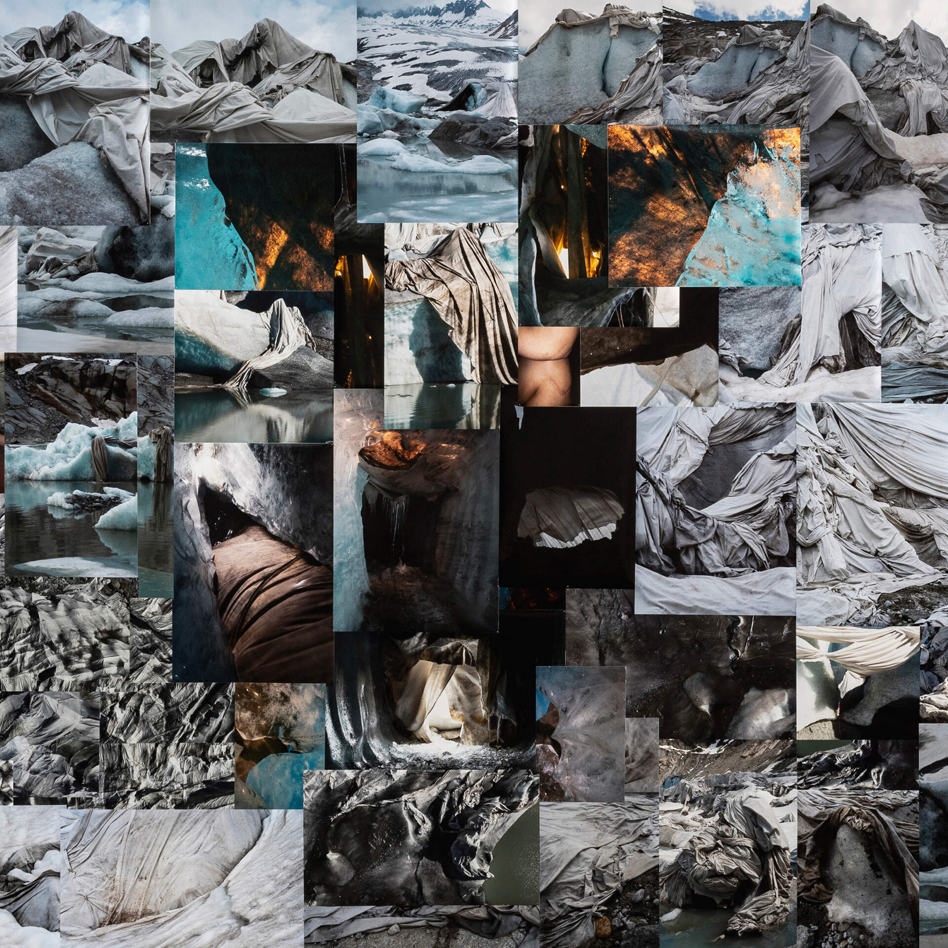 Ohan Breiding, detail of "To dress a wound from the light that shines from it (Belly of a Glacier)." (Courtesy of artist and OCHI Gallery, Los Angeles)
