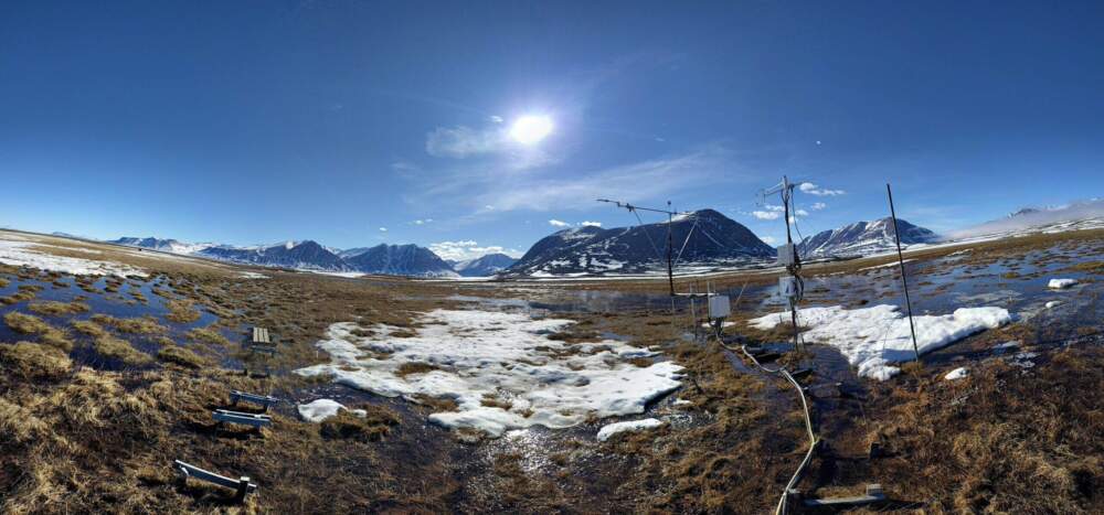 Research site at Zackenberg Research Station in Greenland. Photo by Efrén López-Blanco.