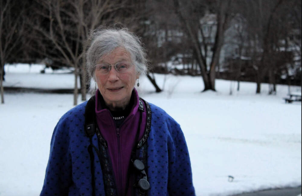 Laughlin ran the Vermont Institute of Natural Science for nearly 20 years. During that time, she started organizing the bird count in Woodstock. (Lexi Krupp/Vermont Public)