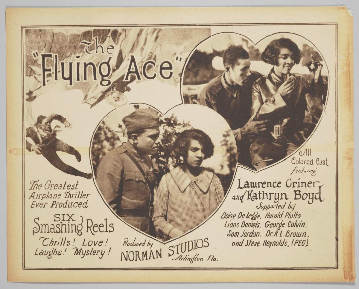 A promotional poster for "The Flying Ace" (1926). (Courtesy)