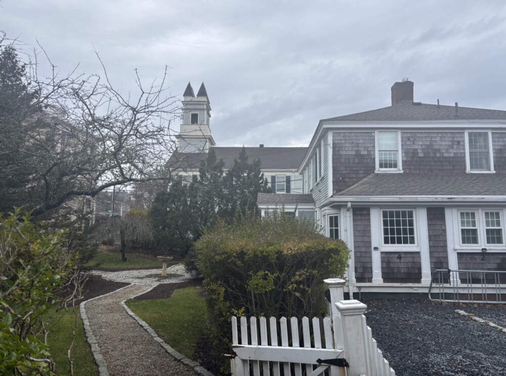 Quinn Taylor's house in the End has flooded for the last two winters in a row. In 2022, he said, the water was up above the bird bath in his front yard. (Eve Zuckoff/CAI)