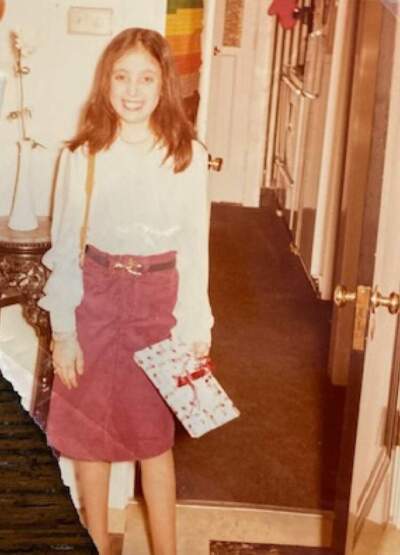 The author, an avid letter writer, as a young girl. (Courtesy Jane Rosenzweig)