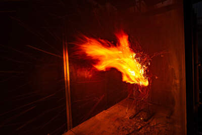 A look inside a lab studying fire in Worcester
