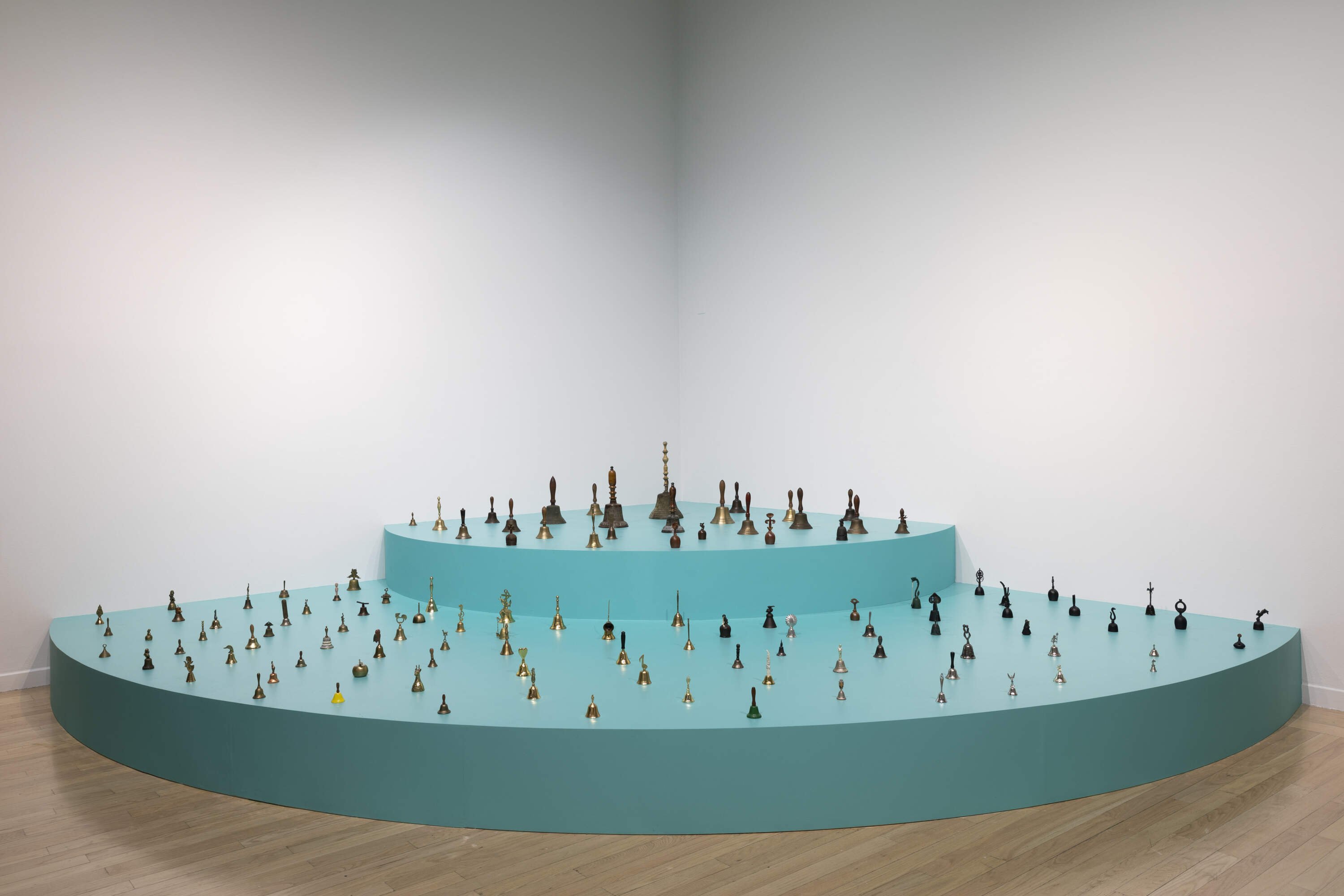 An installation view of Aki Onda’s “Spirits Known and Unknown" as part of "Impossible Music" at Tufts University Art Galleries. (Courtesy Mel Taing)