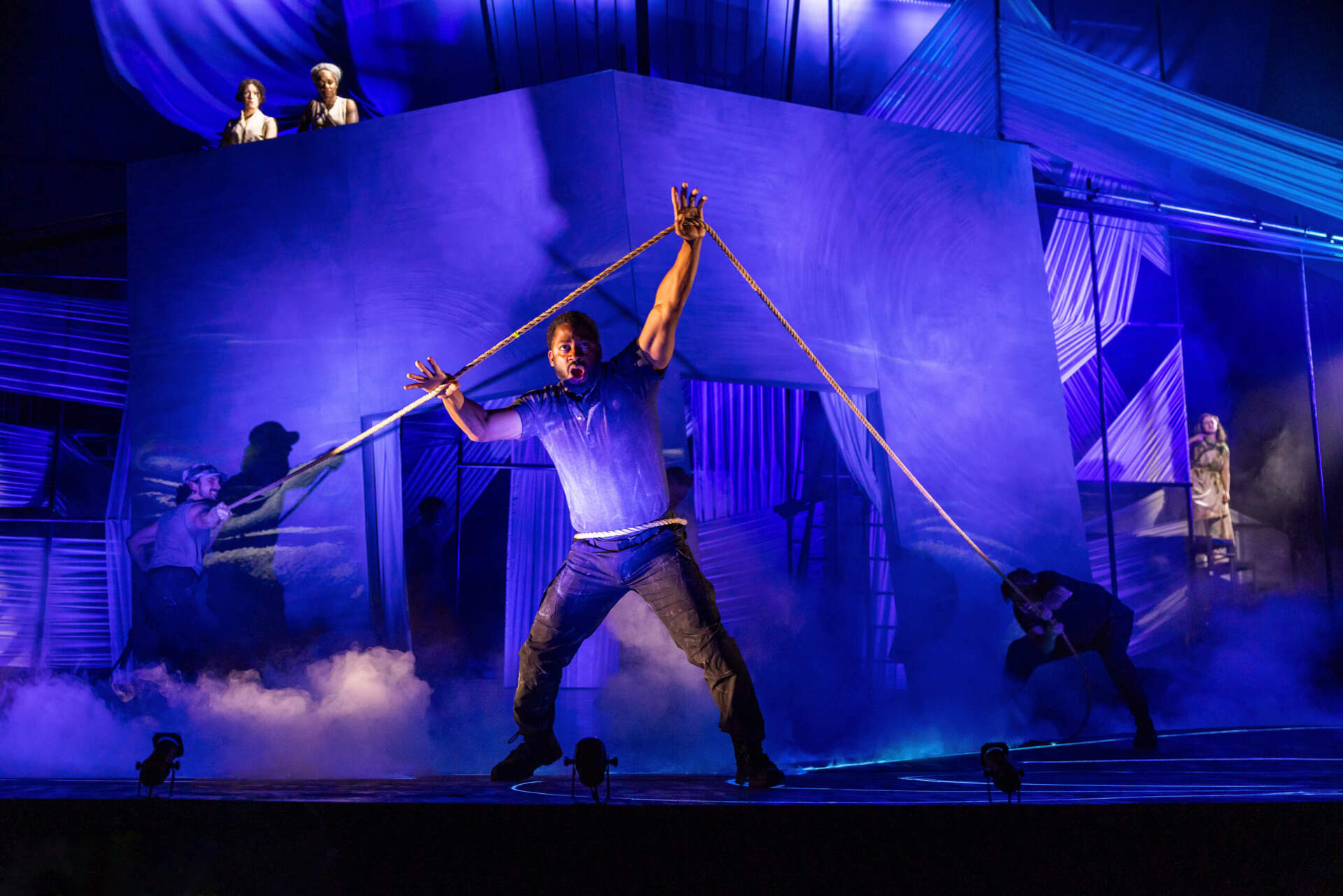 Members of the cast of A.R.T.'s "The Odyssey." (Courtesy Nile Scott Studios and Maggie Hall)