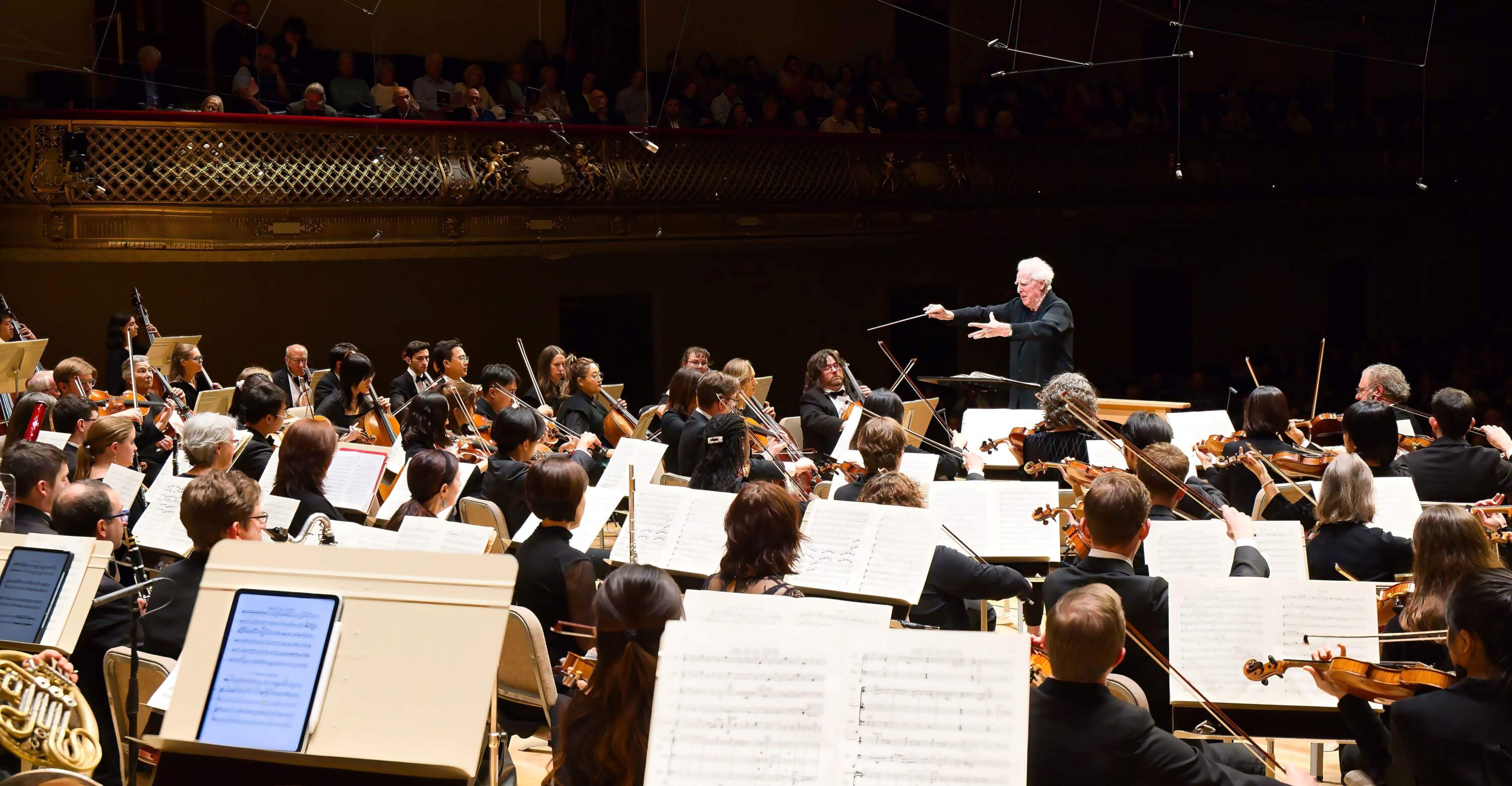 Zander has been educating musicians and audiences about classical music for five decades. He founded the Boston Philharmonic Orchestra in 1979. (Courtesy Hilary Scott)