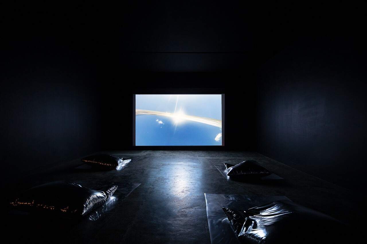 A room in the immersive sculptural installation “Star Scores.” (Courtesy Makenzie L Goodman/Institute of Contemporary Art/Boston)