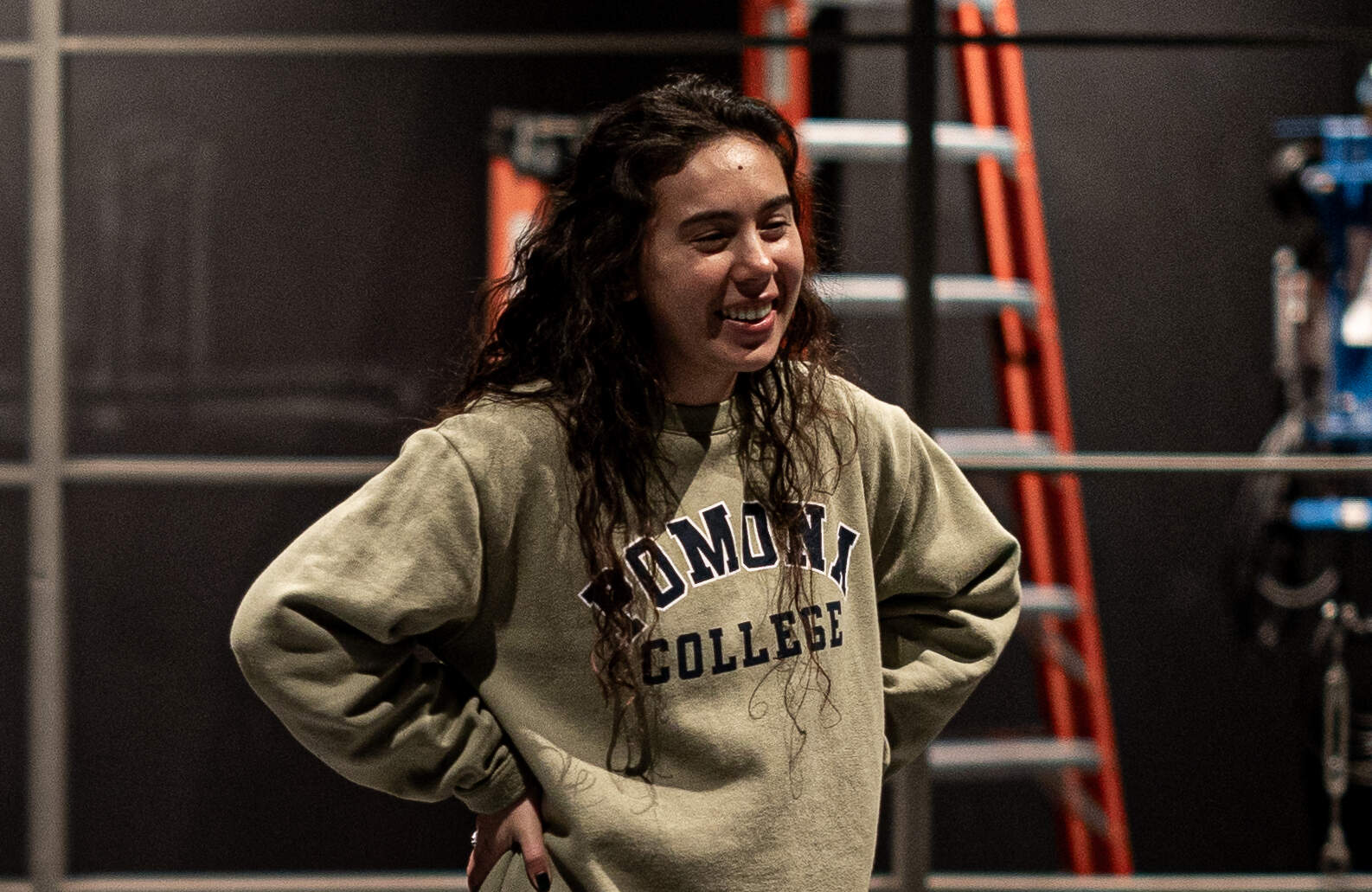 GiGi Buddie in rehearsal for "Where We Belong." (CourtesyJim Sabitus)