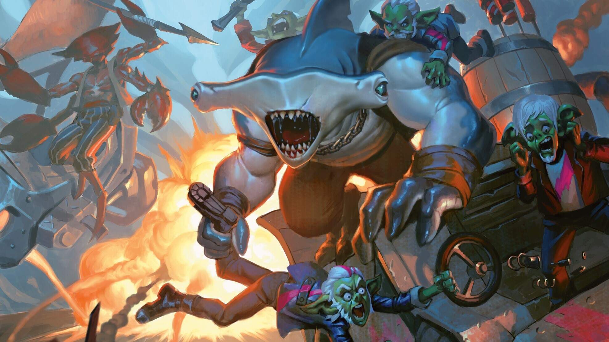 Art for "Trade the Helm" by Lius Lasahido. (Courtesy of Wizards of the Coast)
