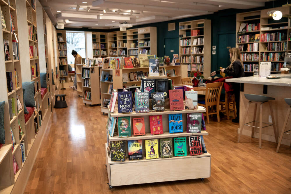 JustBook-ish is a bookstore and creative gathering space in Fields Corner, Boston. (Robin Lubbock/WBUR)