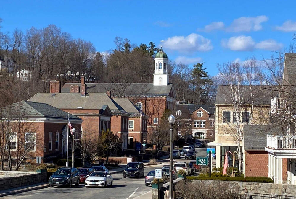 Downtown Peterborough, New Hampshire. (Anthony Brooks/WBUR)